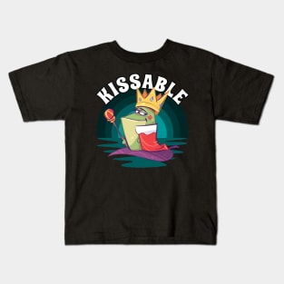 Frog Prince Kissable Kids T-Shirt